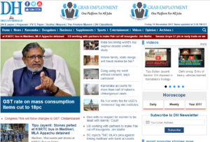 Deccan Herald News Website Dhanviservices Dhanvi Services