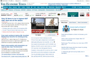 The Economic Times News Website Dhanviservices Dhanvi Services