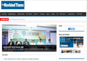 The Navhind Times News Website Dhanvi Services Dhanviservices